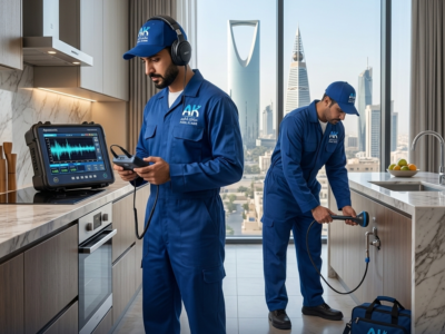 شركة كشف تسربات المياه بالرياض — عنادل الخير بالأجهزة الإلكترونية