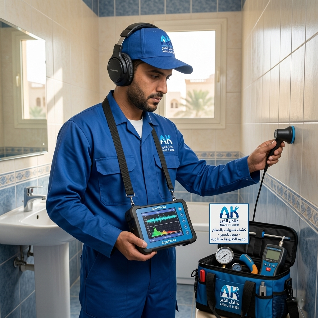 كشف تسربات المياه بالدمام — عنادل الخير بالأجهزة الإلكترونية