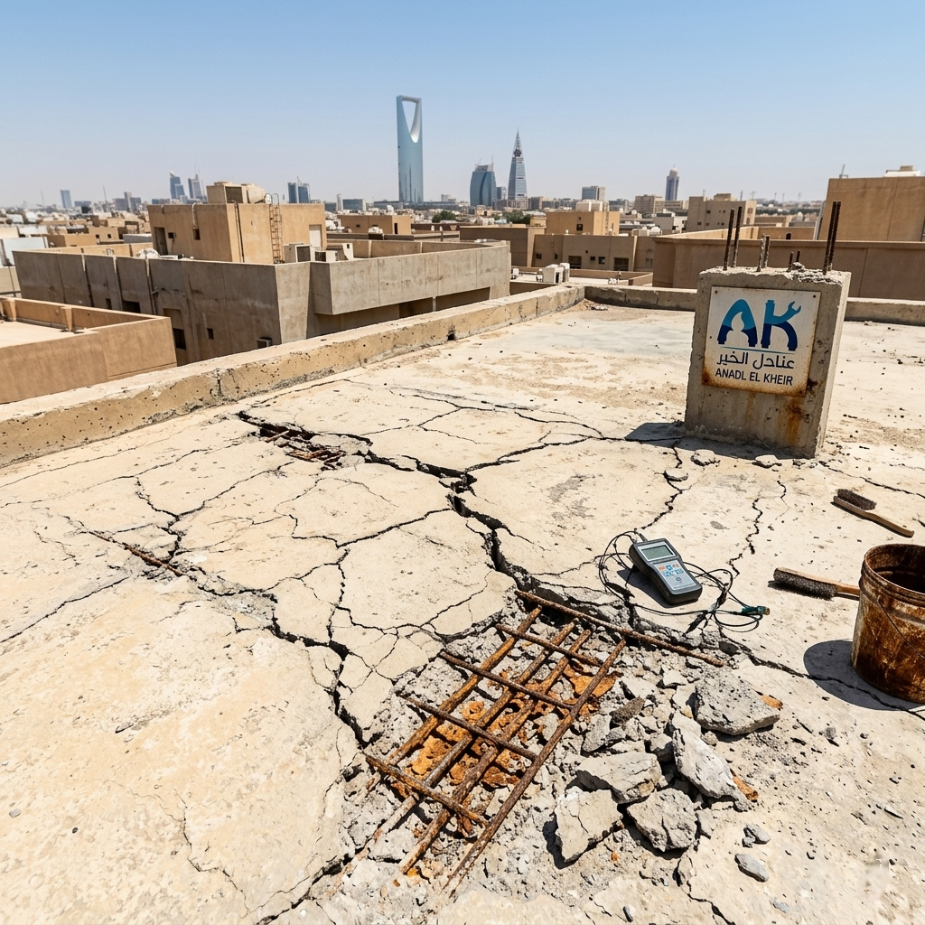 تأثير المناخ على الخرسانة بالرياض — عزل حراري